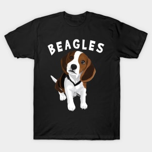 Pint-sized Paws Parade Beagle Whispers, Tee Triumph Extravaganza T-Shirt